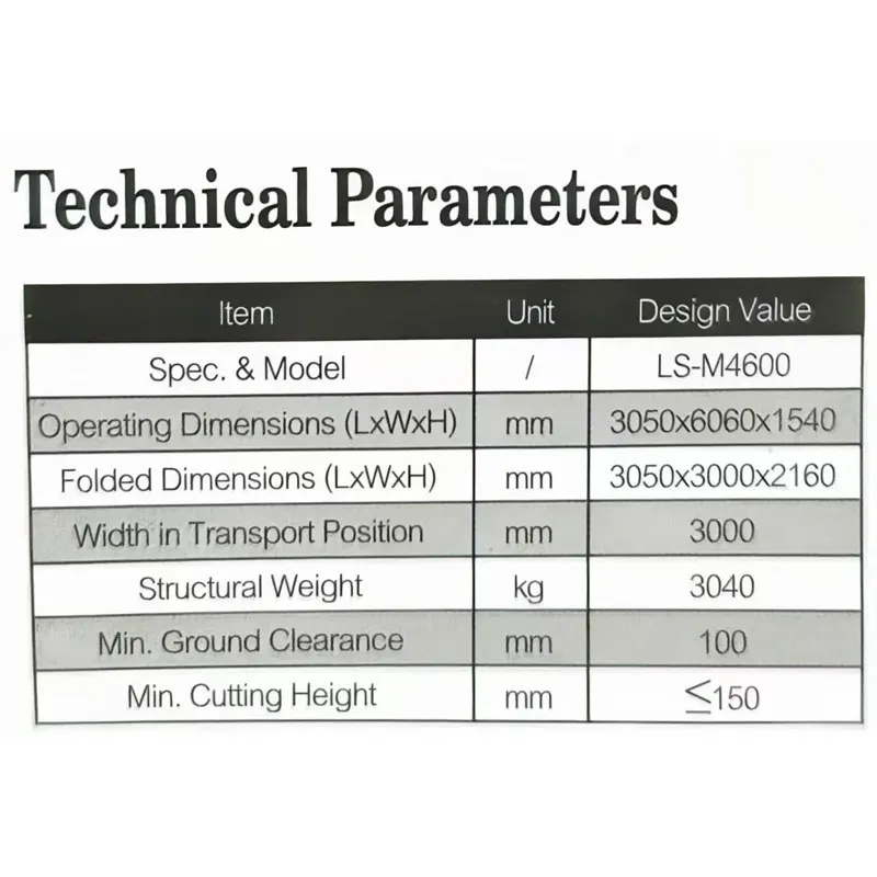 Жатка комбайна LS-M4600 (2)